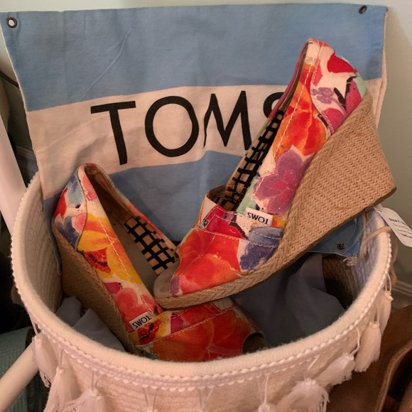 Toms floral wedges - Picture 4 of 4